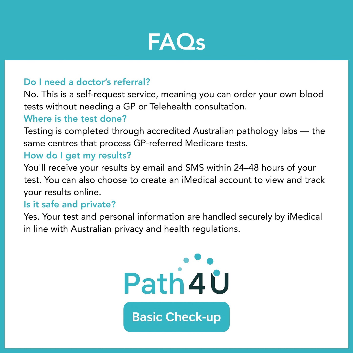Path 4U: Basic Check-up