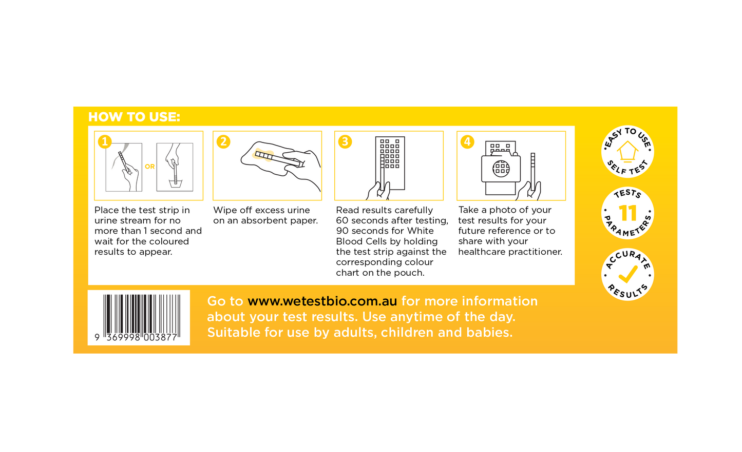 MultiHealth+UTI Home Test / 3pk